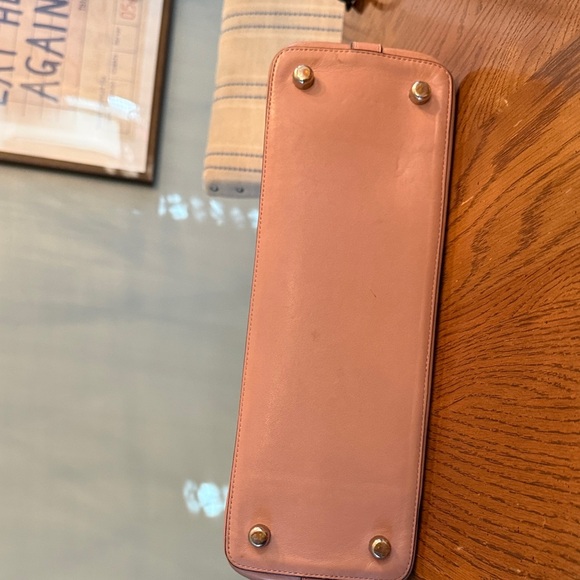 Coach Pink Pebbled Leather Dome Satchel - Picture 3 of 10